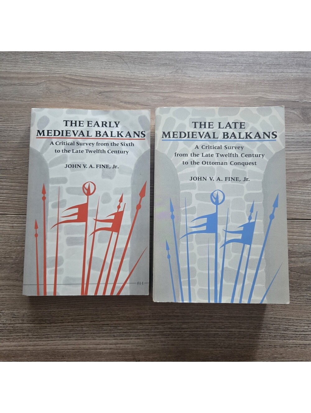 Fine Early + Late Medieval Balkans : John V.A. 2-Book Lot University Michigan